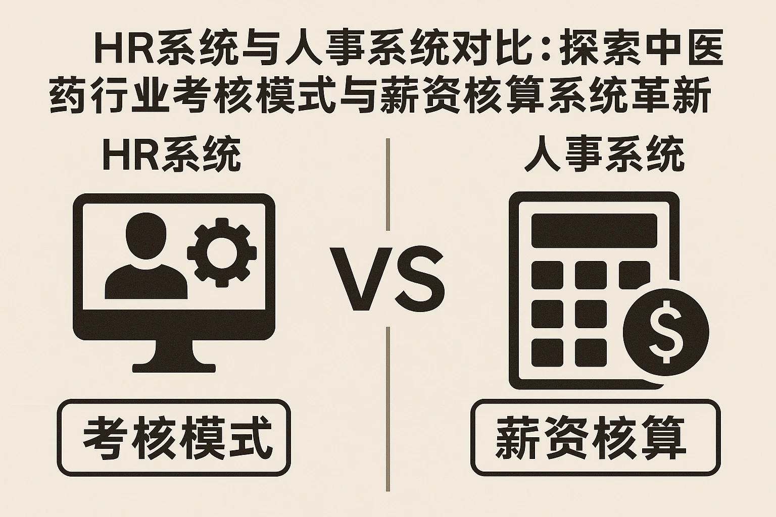 HR系统与人事系统对比：探索中医药行业考核模式与薪资核算系统革新