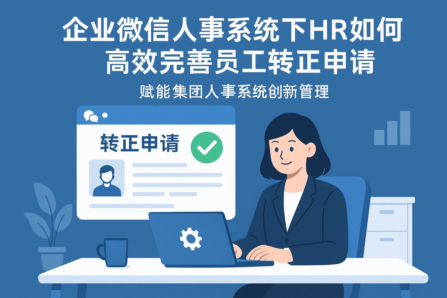 企业微信人事系统下HR如何高效完善员工转正申请 : 赋能集团人事系统创新管理