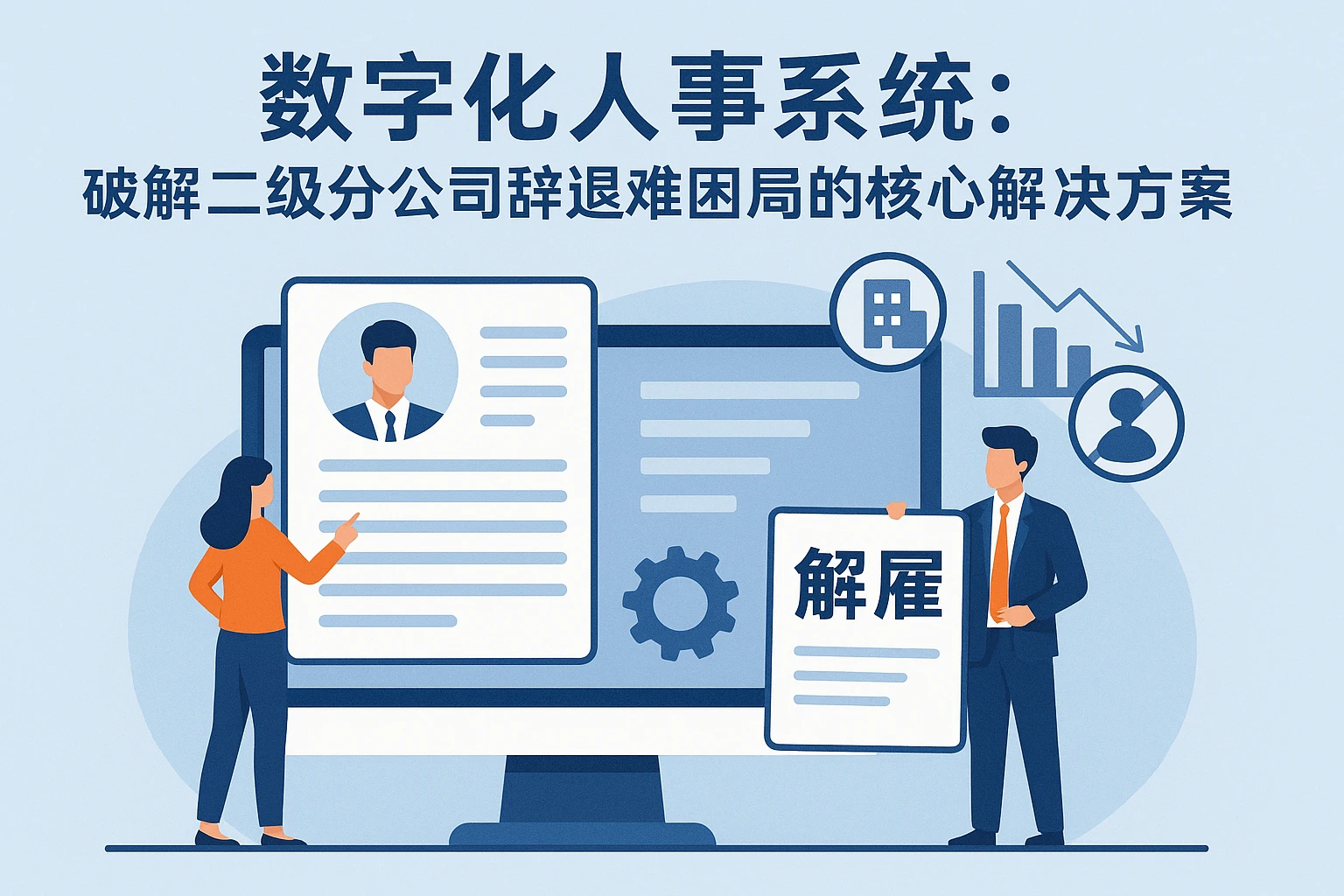 数字化人事系统：破解二级分公司辞退难困局的核心解决方案