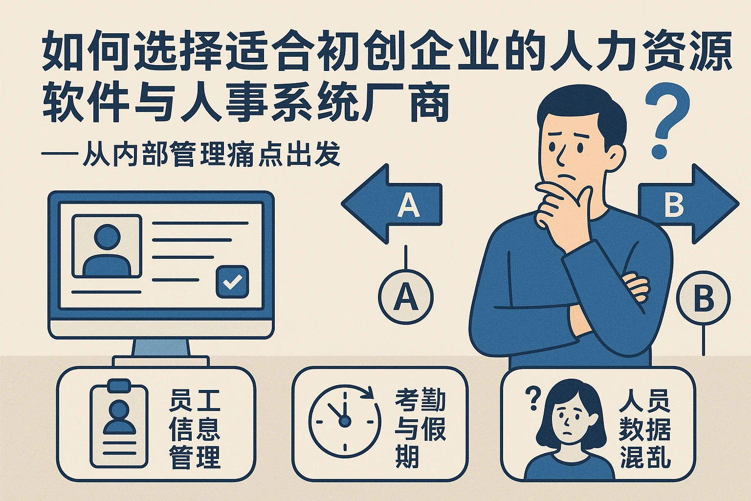 如何选择适合初创企业的人力资源软件与人事系统厂商——从内部管理痛点出发