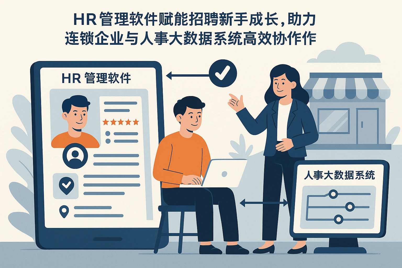 HR管理软件赋能招聘新手成长，助力连锁企业与人事大数据系统高效协作