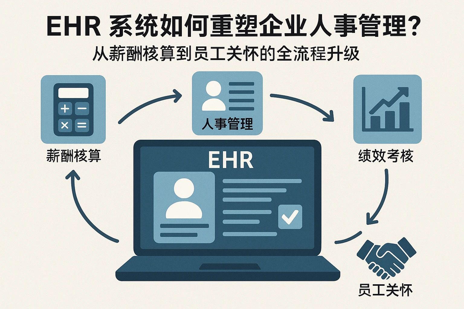 EHR系统如何重塑企业人事管理？从薪酬核算到员工关怀的全流程升级