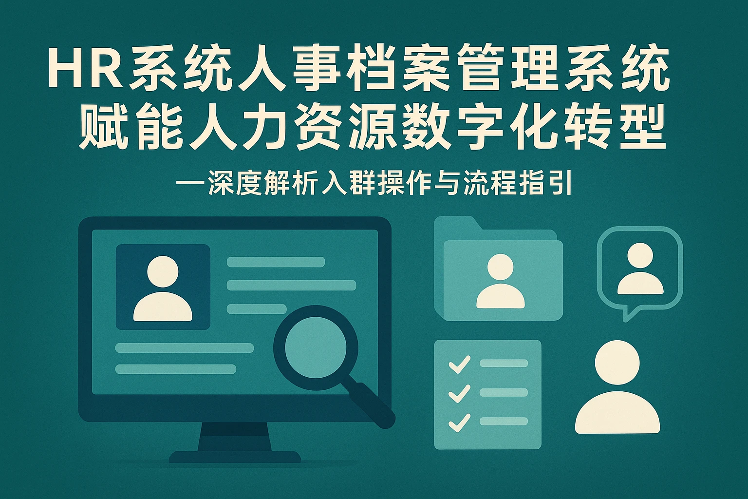 HR系统人事档案管理系统赋能人力资源数字化转型——深度解析入群操作与流程指引