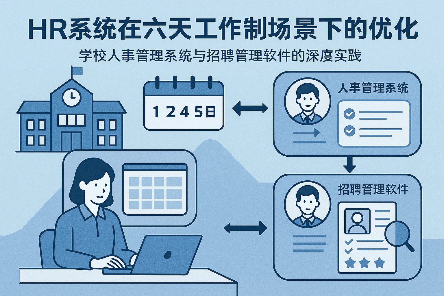 HR系统在六天工作制场景下的应用与优化：学校人事管理系统与招聘管理软件的深度实践