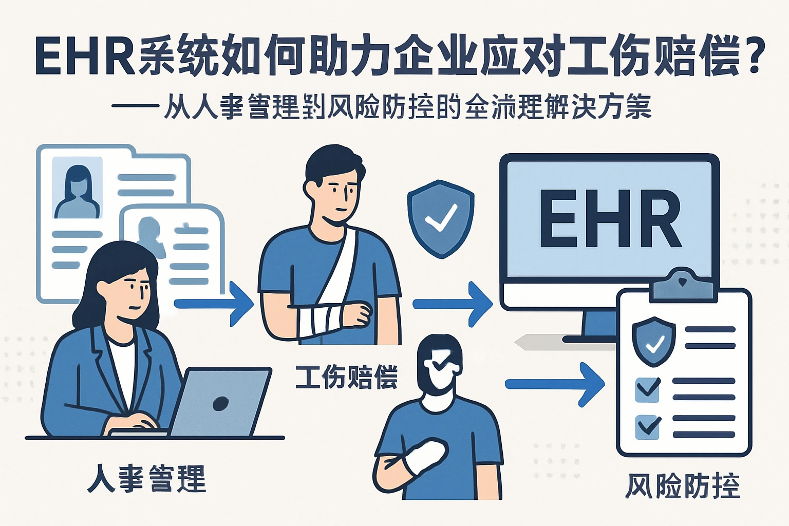 EHR系统如何助力企业应对工伤赔偿？——从人事管理到风险防控的全流程解决方案