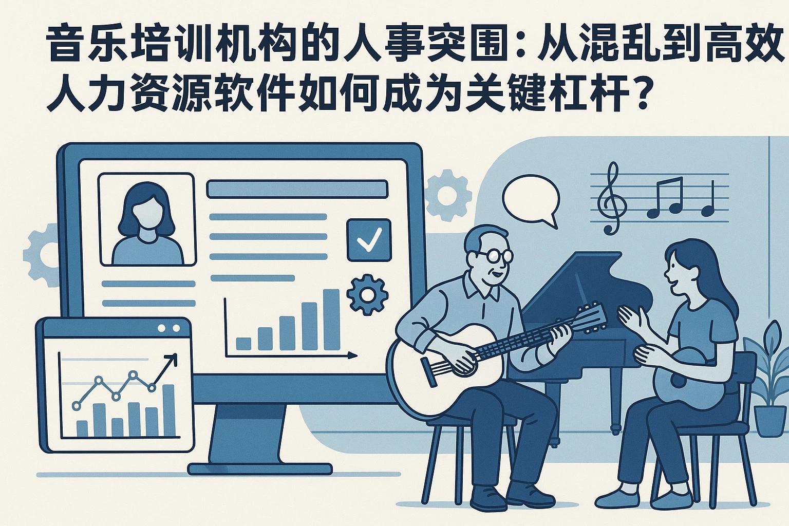 音乐培训机构的人事突围：从混乱到高效，人力资源软件如何成为关键杠杆？
