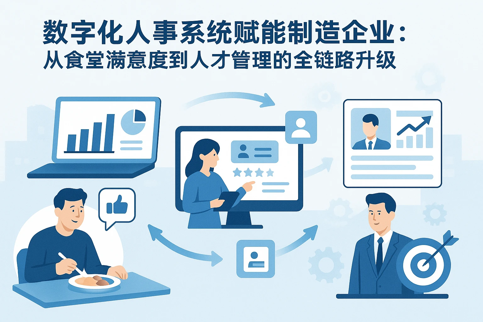 数字化人事系统赋能制造企业：从食堂满意度到人才管理的全链路升级