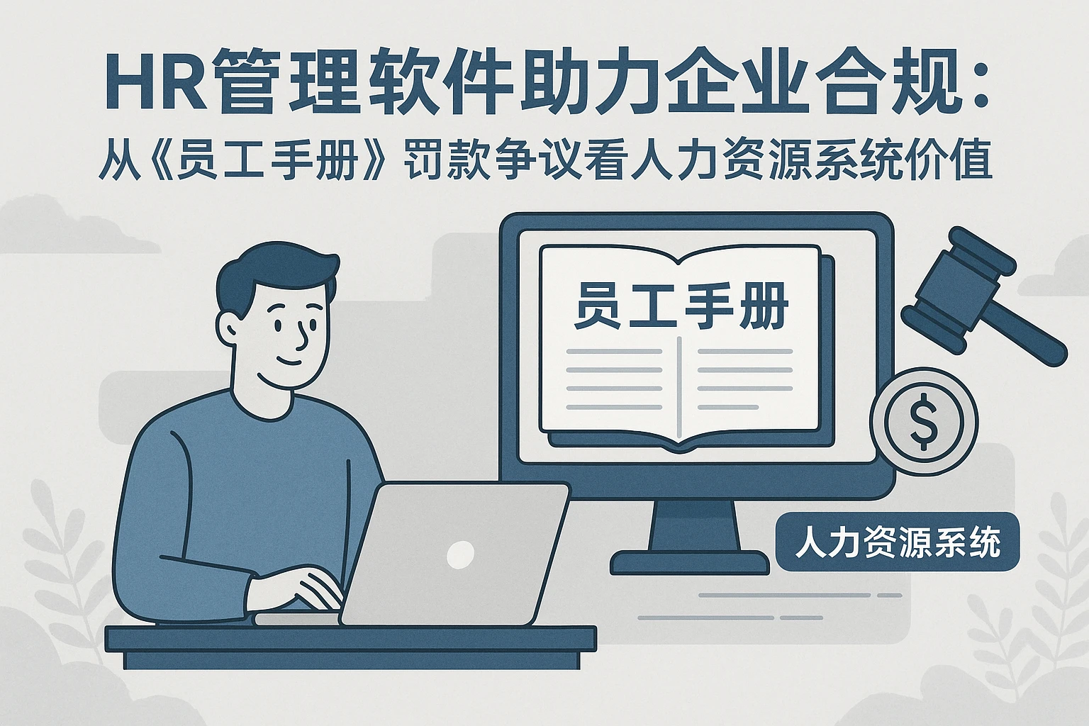 HR管理软件助力企业合规：从《员工手册》罚款争议看人力资源系统价值