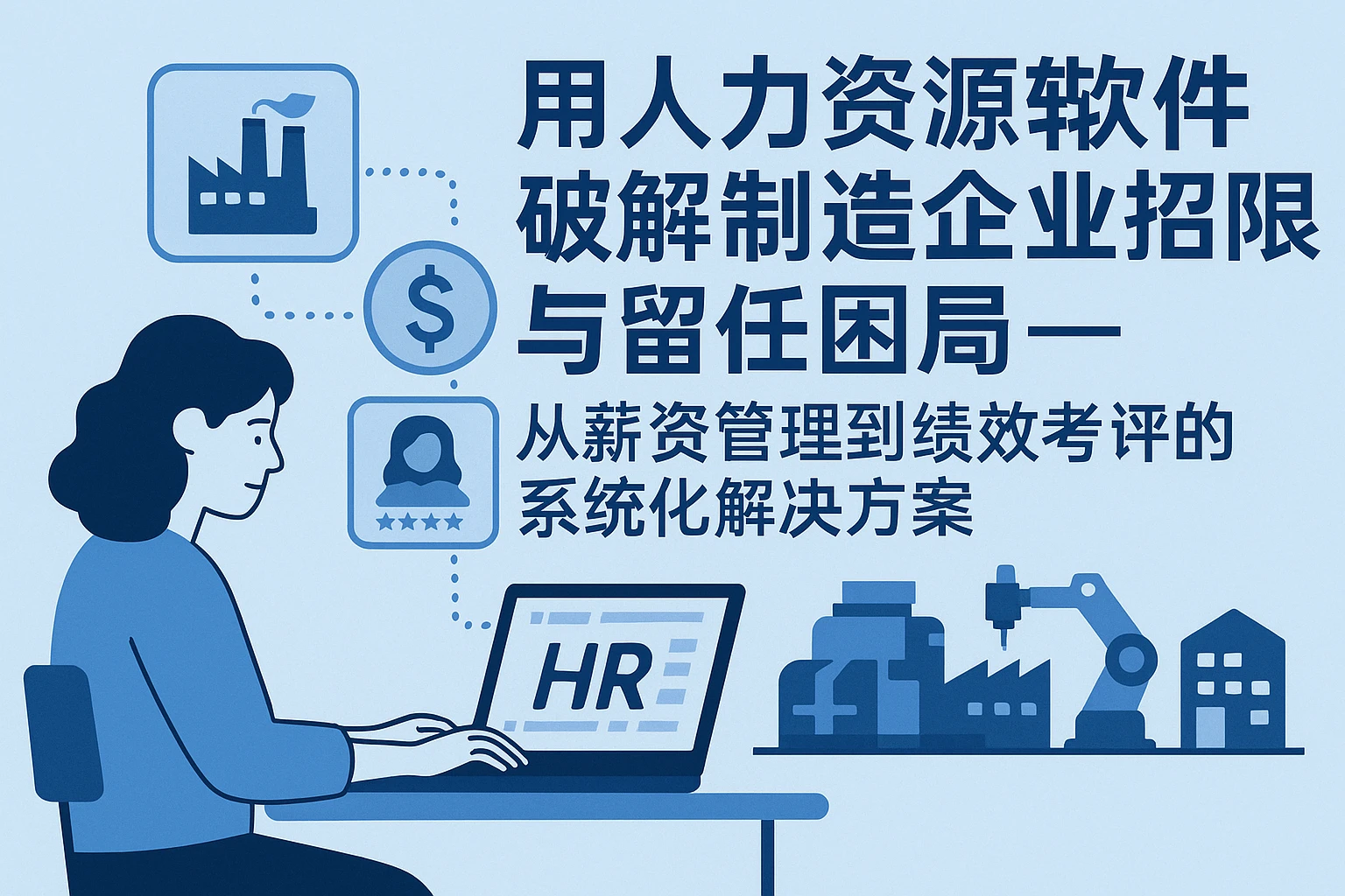 用人力资源软件破解制造企业招聘与留任困局——从薪资管理到绩效考评的系统化解决方案