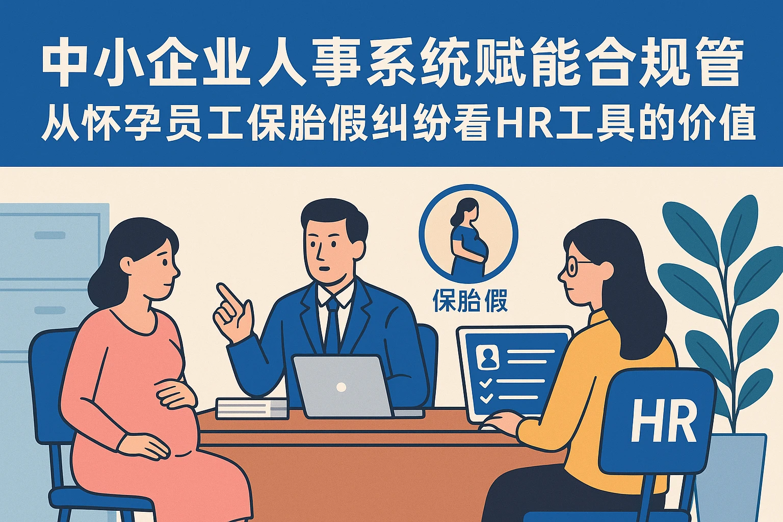 中小企业人事系统赋能合规管理：从怀孕员工保胎假纠纷看HR工具的价值