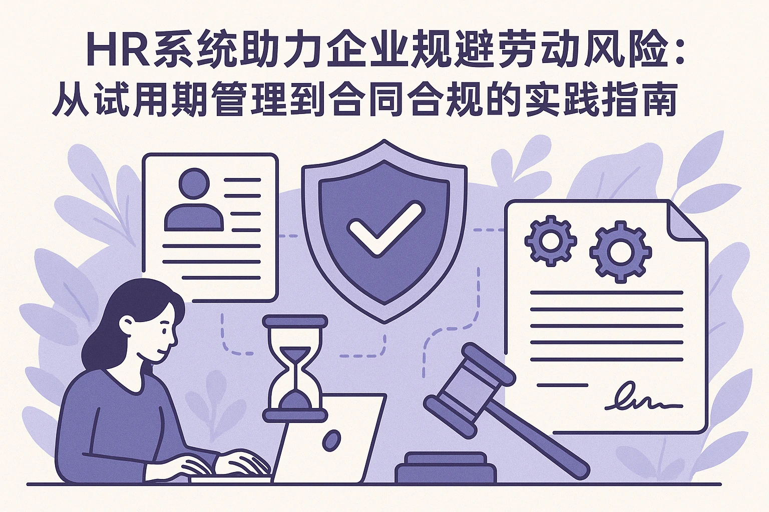 HR系统助力企业规避劳动风险：从试用期管理到合同合规的实践指南