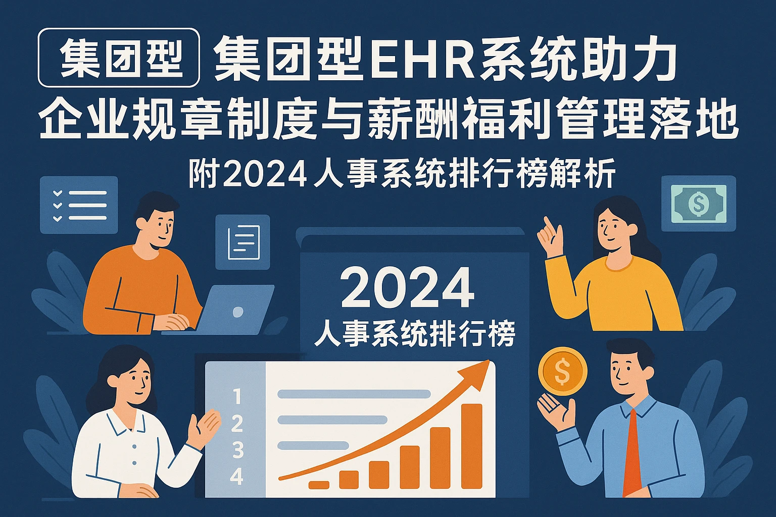 集团型EHR系统助力企业规章制度与薪酬福利管理高效落地——附2024人事系统排行榜解析