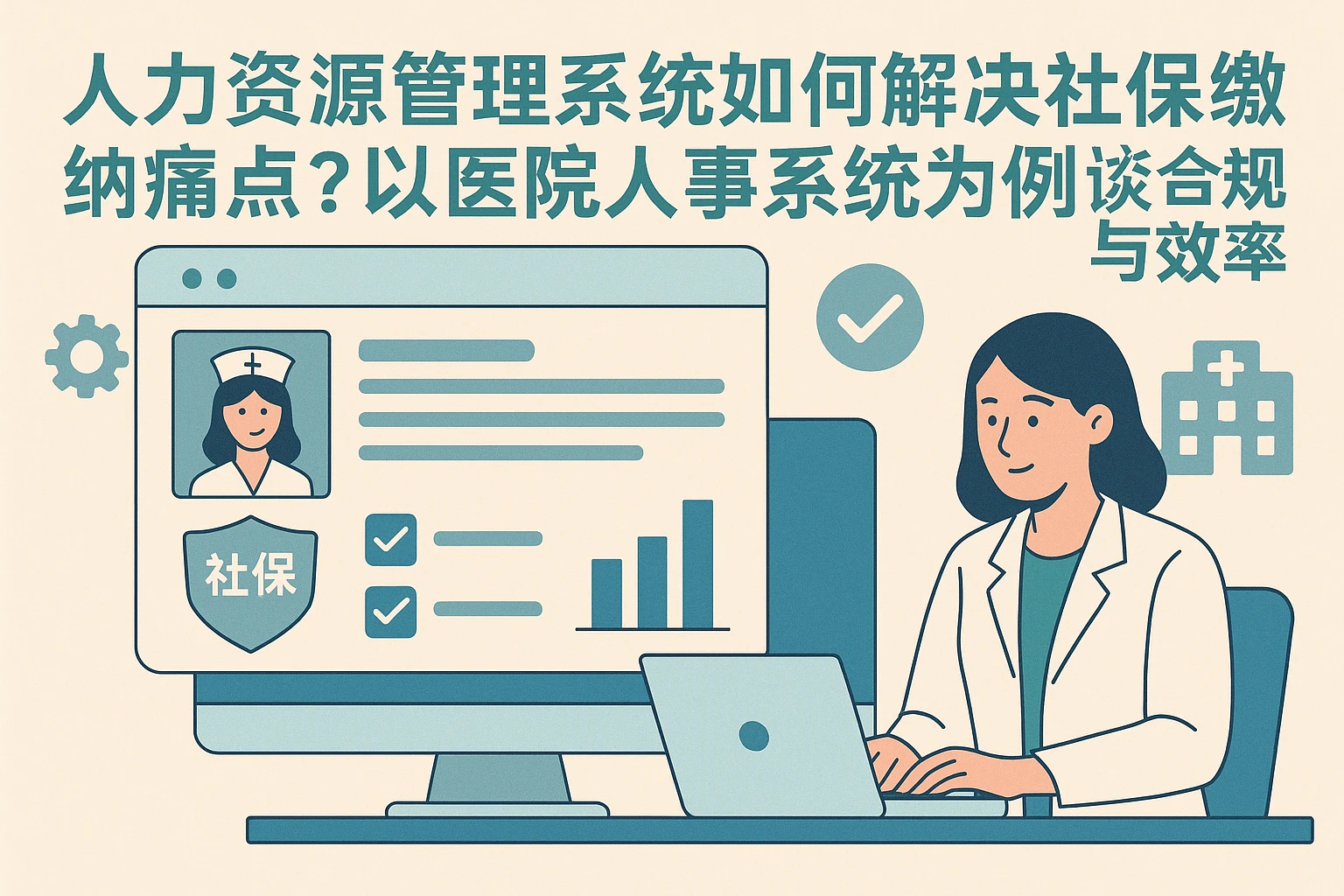 人力资源管理系统如何解决社保缴纳痛点？以医院人事系统为例谈合规与效率