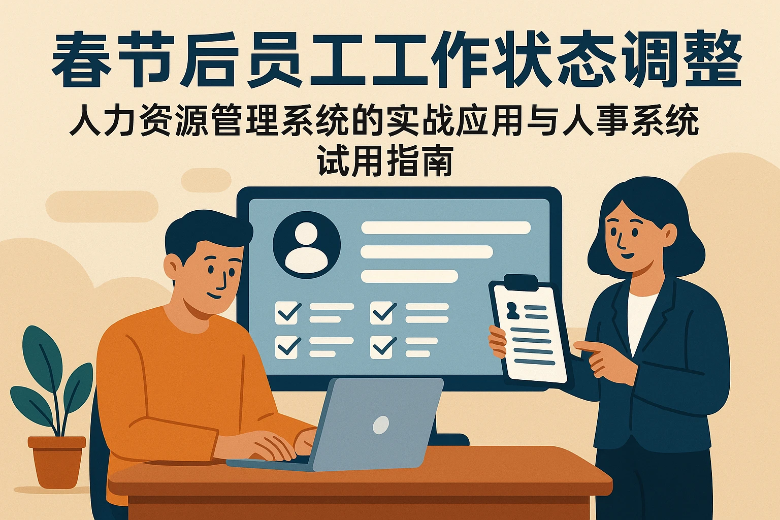春节后员工工作状态调整：人力资源管理系统的实战应用与人事系统试用指南