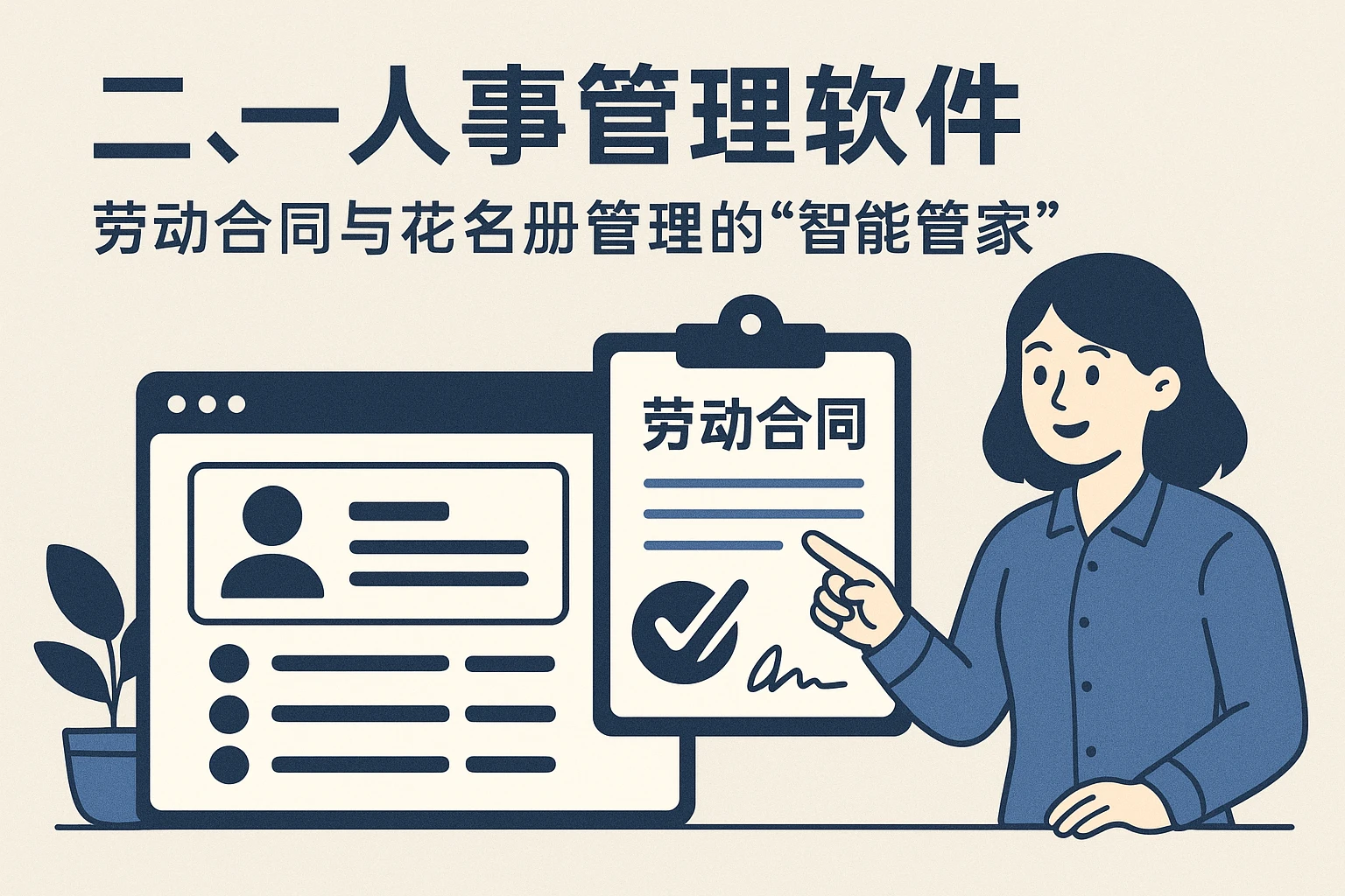 二、人事管理软件：劳动合同与花名册管理的“智能管家”
