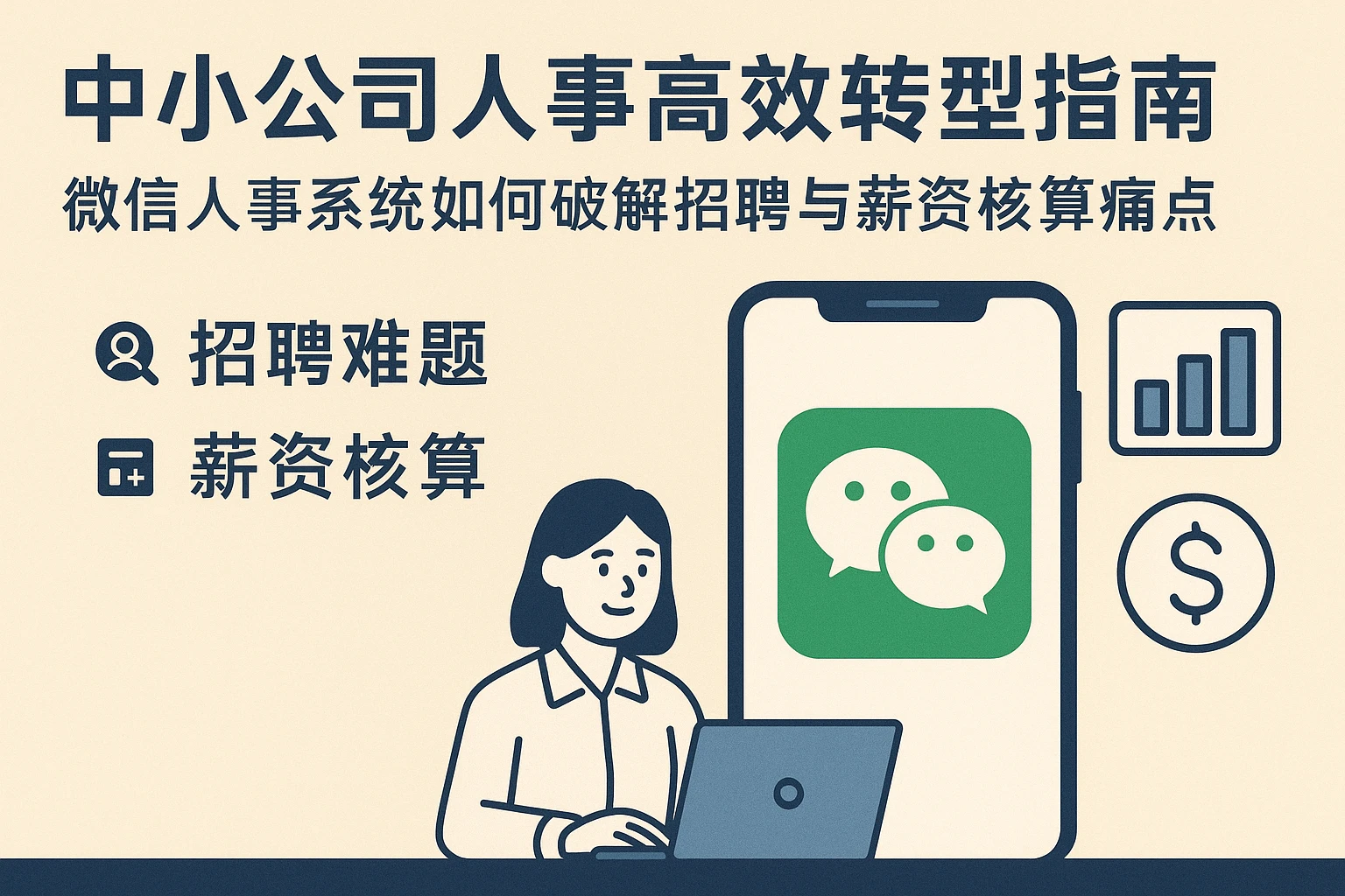 中小公司人事高效转型指南：微信人事系统如何破解招聘与薪资核算痛点