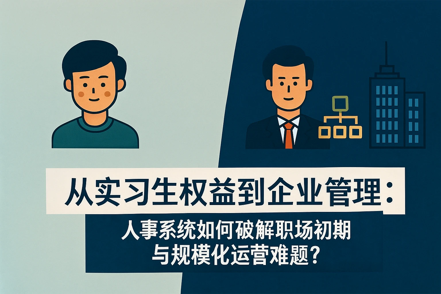 从实习生权益到企业管理：人事系统如何破解职场初期与规模化运营难题？