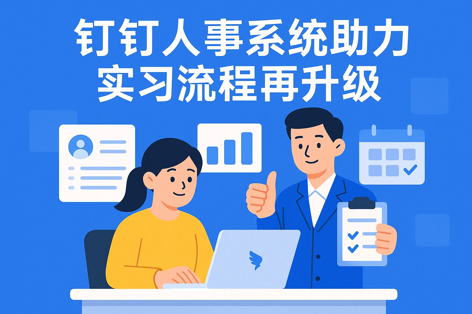 钉钉人事系统助力实习流程再升级