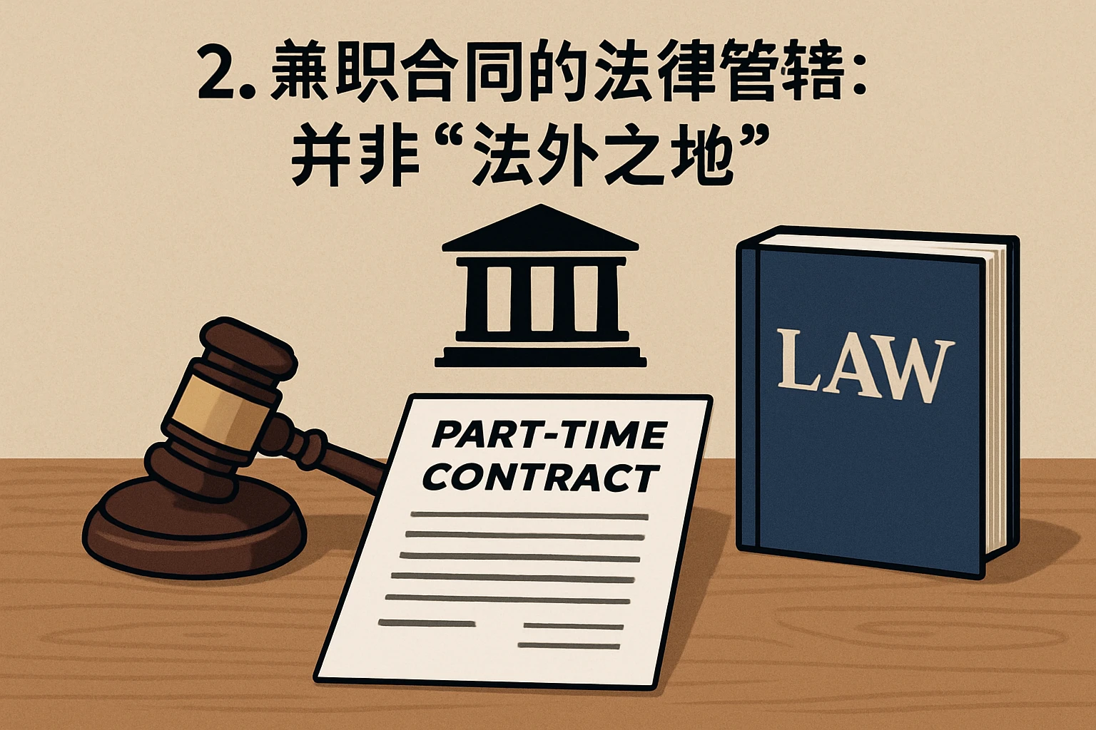 2. 兼职合同的法律管辖：并非“法外之地”
