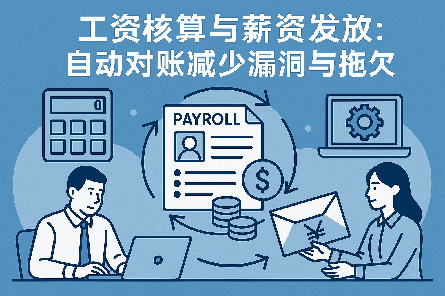 工资核算与薪资发放：自动对账减少漏洞与拖欠
