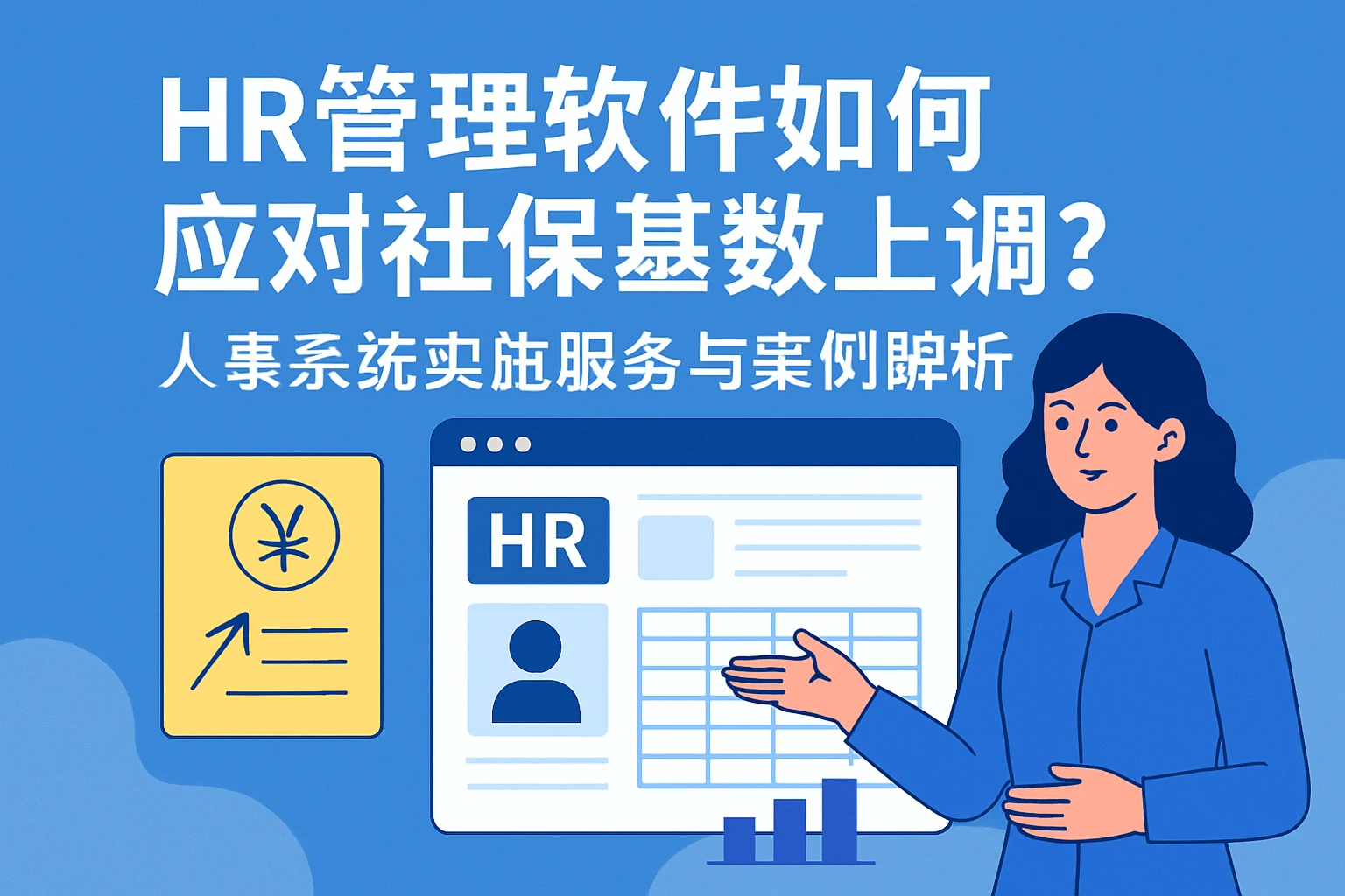 HR管理软件如何应对社保基数上调？人事系统实施服务与案例解析