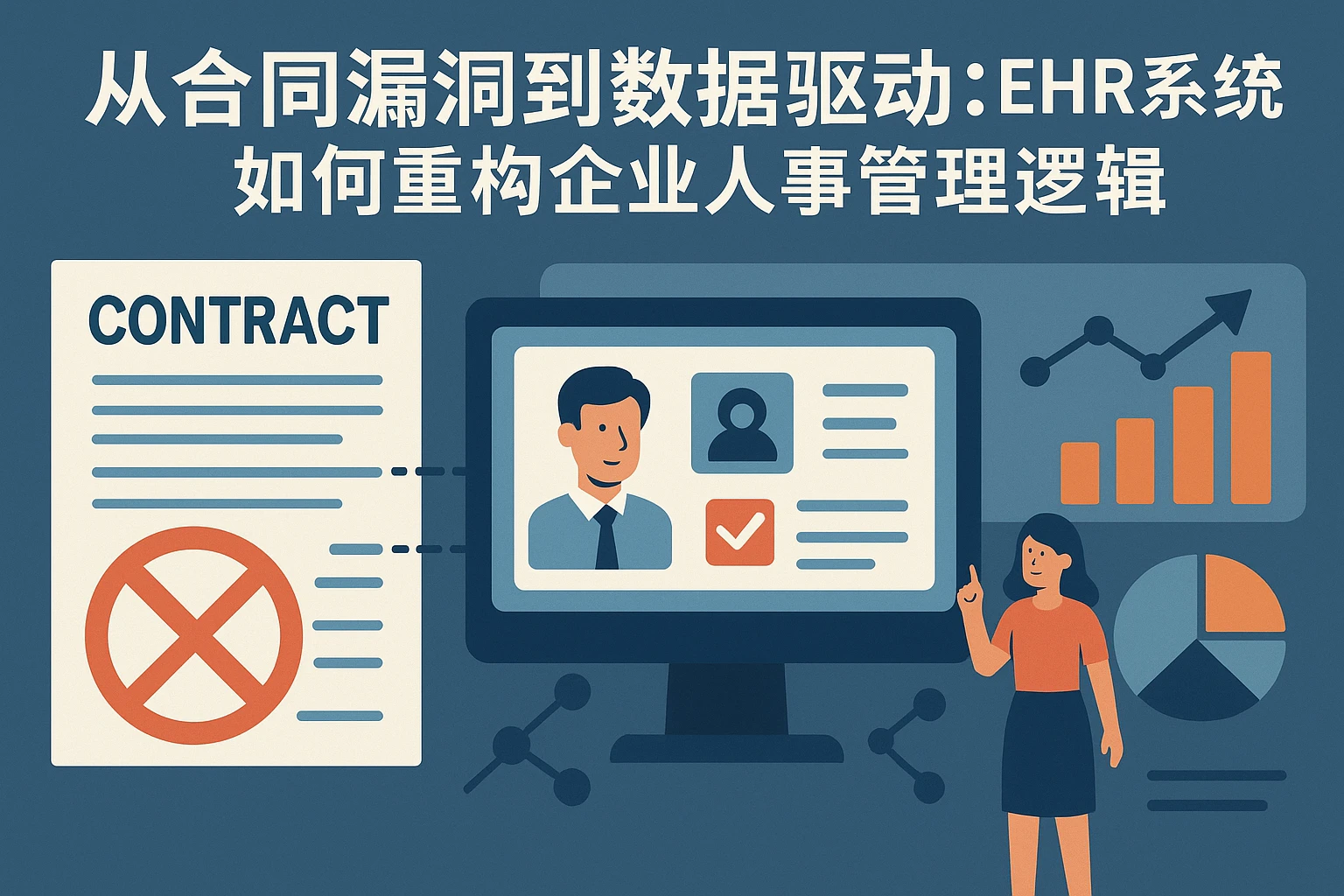从合同漏洞到数据驱动：EHR系统如何重构企业人事管理逻辑