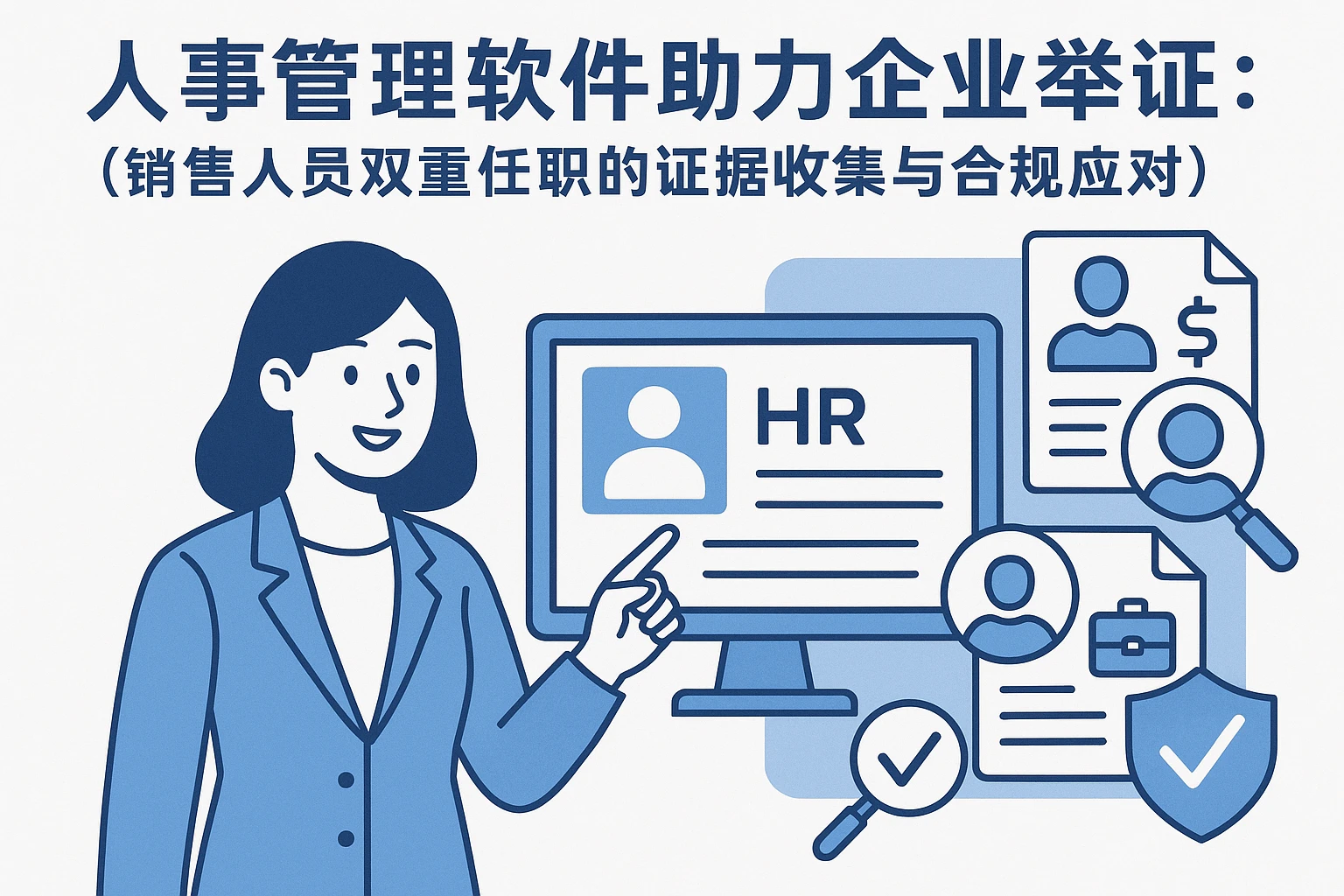 人事管理软件助力企业举证：销售人员双重任职的证据收集与合规应对