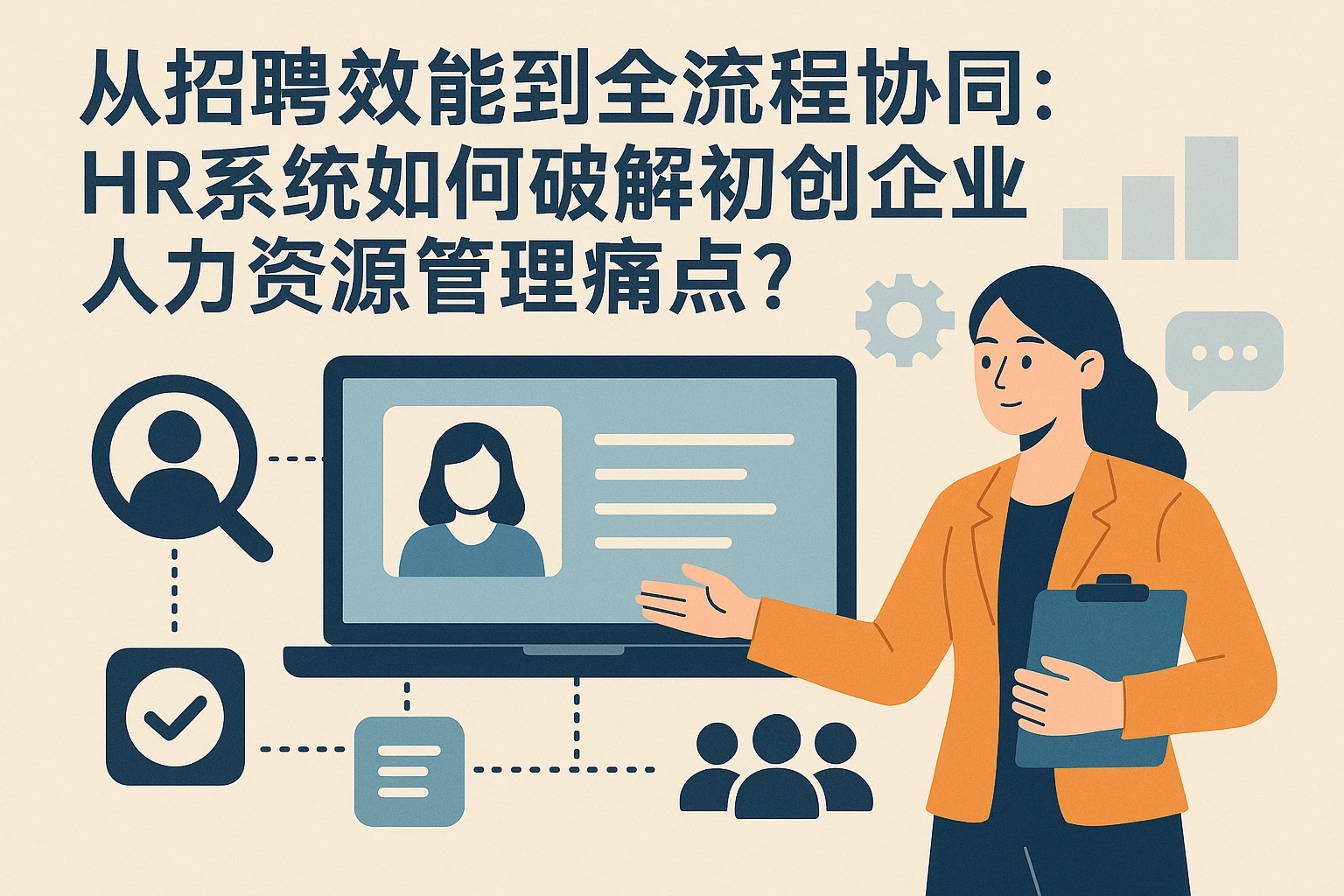 从招聘效能到全流程协同：HR系统如何破解初创企业人力资源管理痛点？