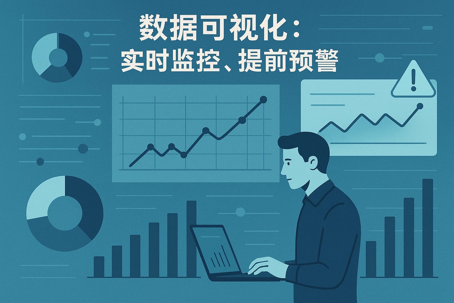 2. 数据可视化：实时监控，提前预警