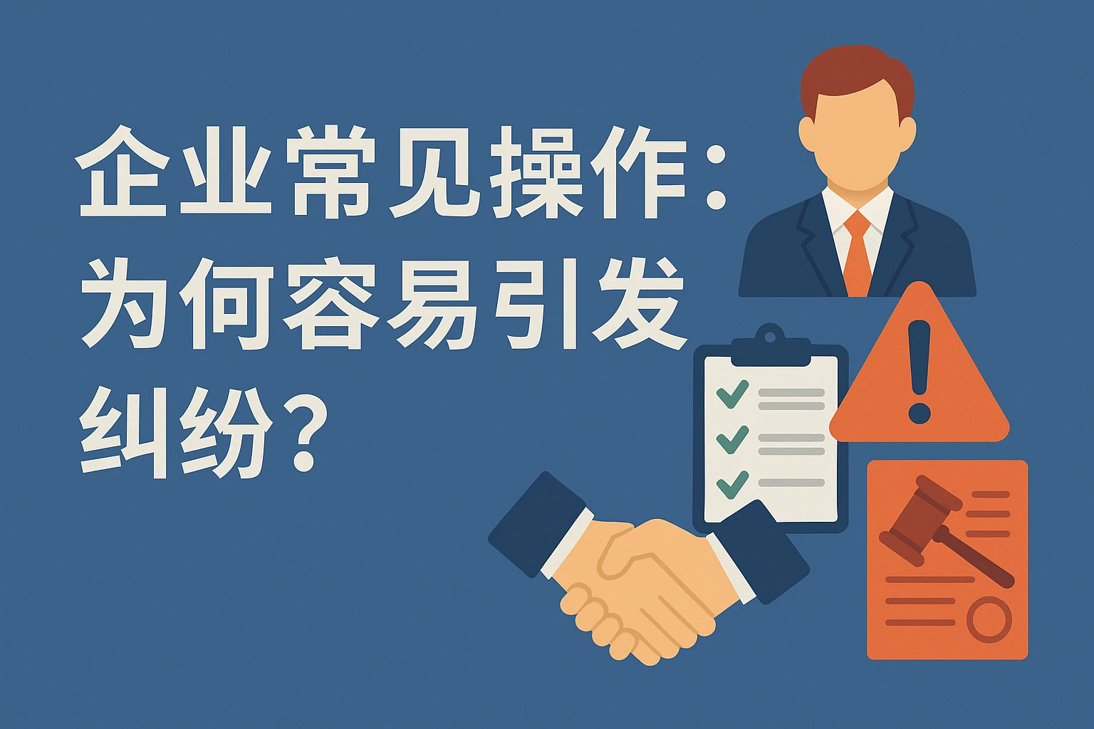 2. 企业常见操作：为何容易引发纠纷？