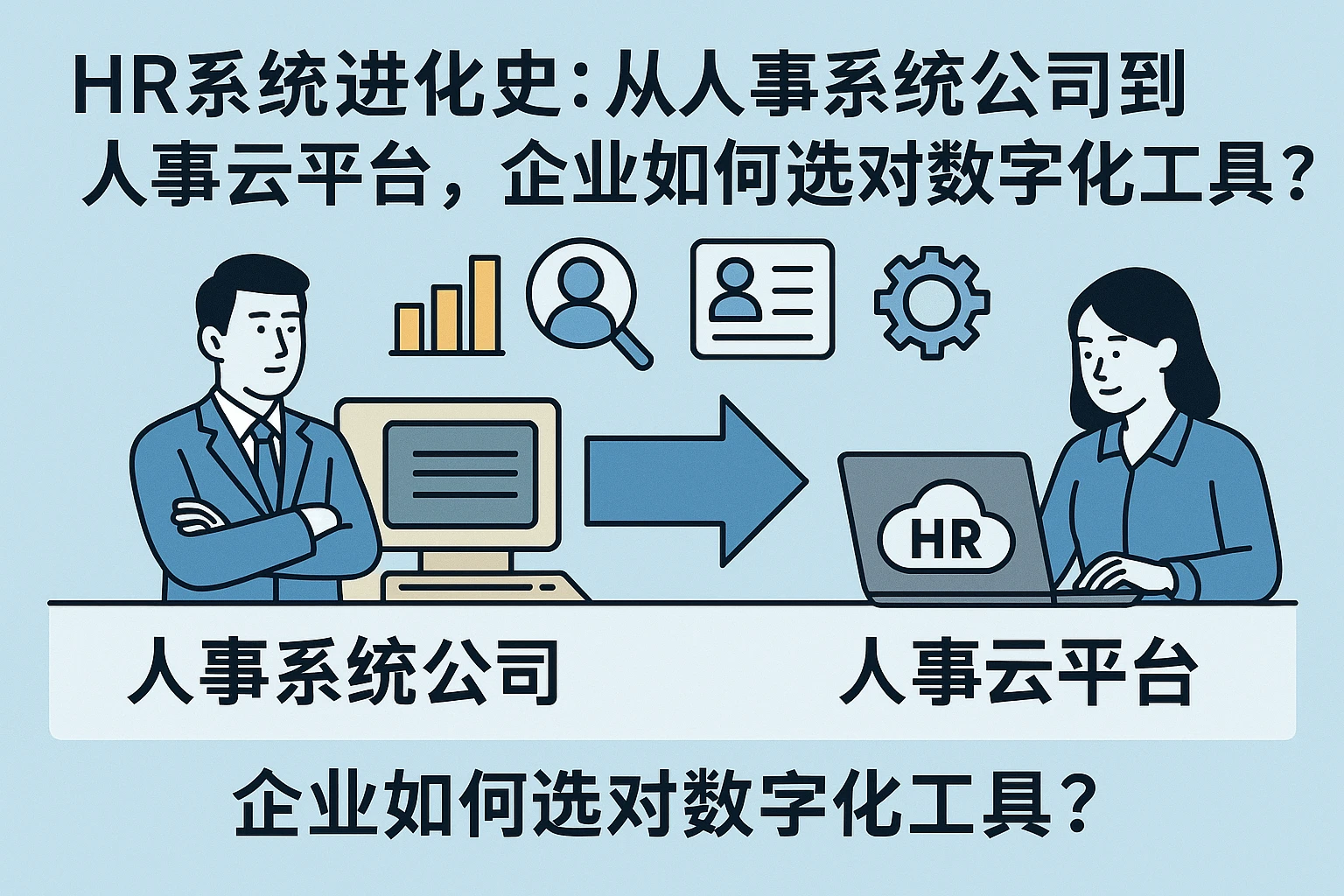 HR系统进化史：从人事系统公司到人事云平台，企业如何选对数字化工具？