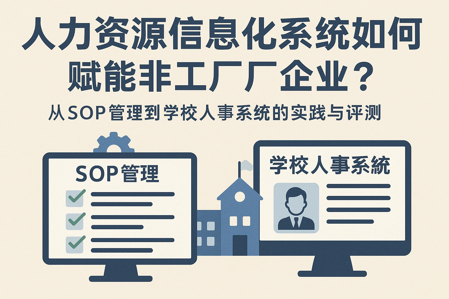 人力资源信息化系统如何赋能非工厂企业？从SOP管理到学校人事系统的实践与评测