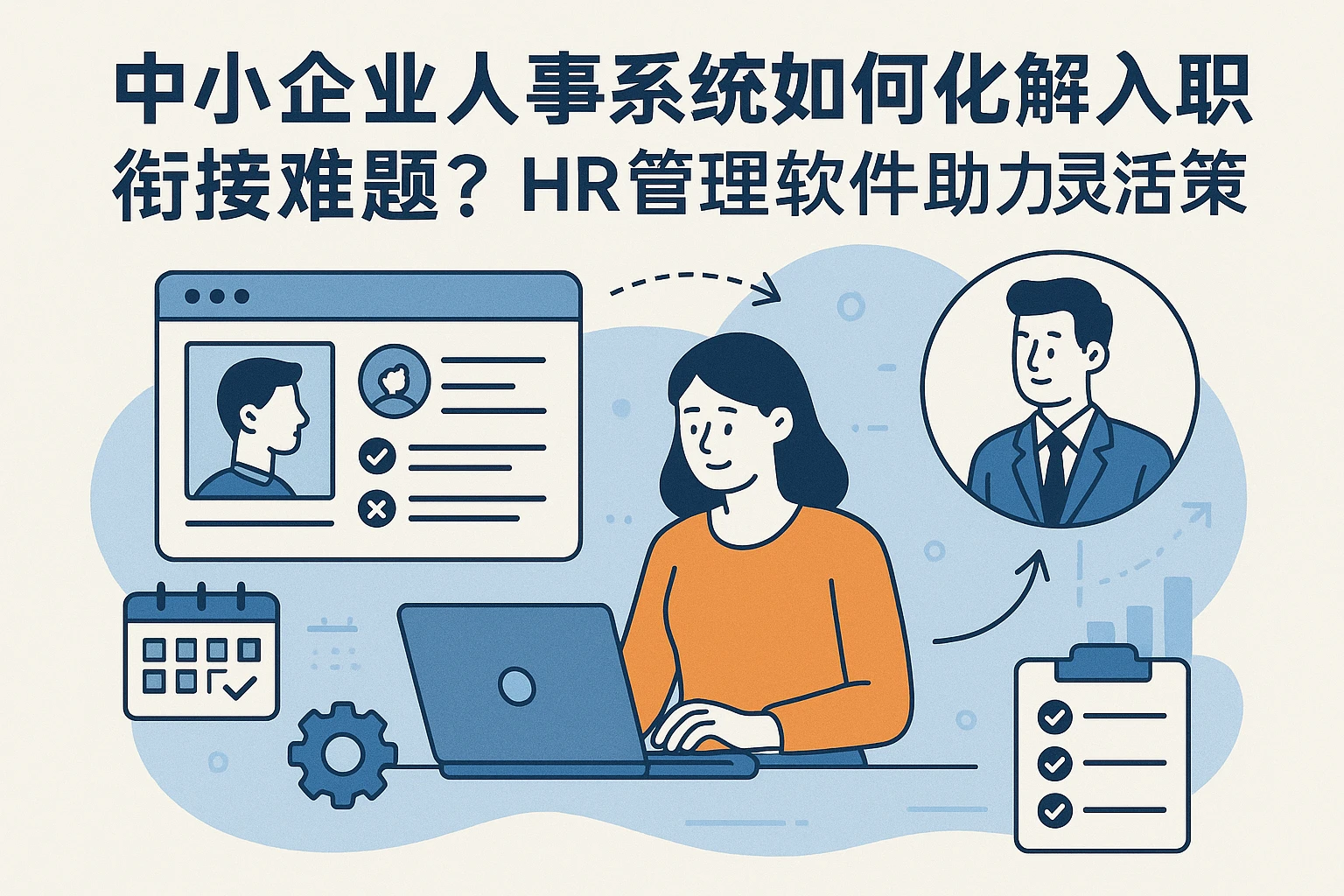 中小企业人事系统如何化解入职衔接难题？HR管理软件助力灵活决策