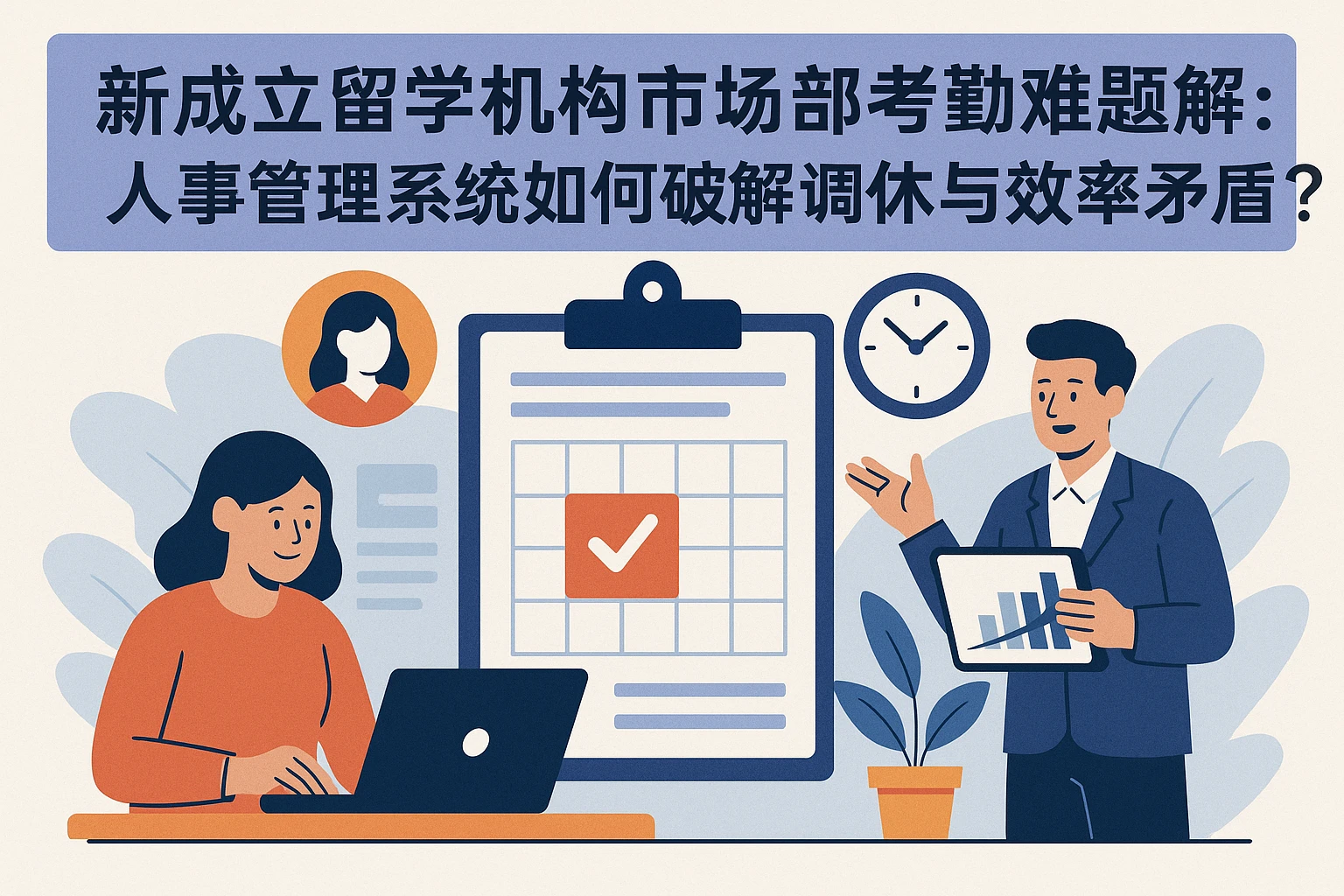 新成立留学机构市场部考勤难题解决：人事管理系统如何破解调休与效率矛盾？