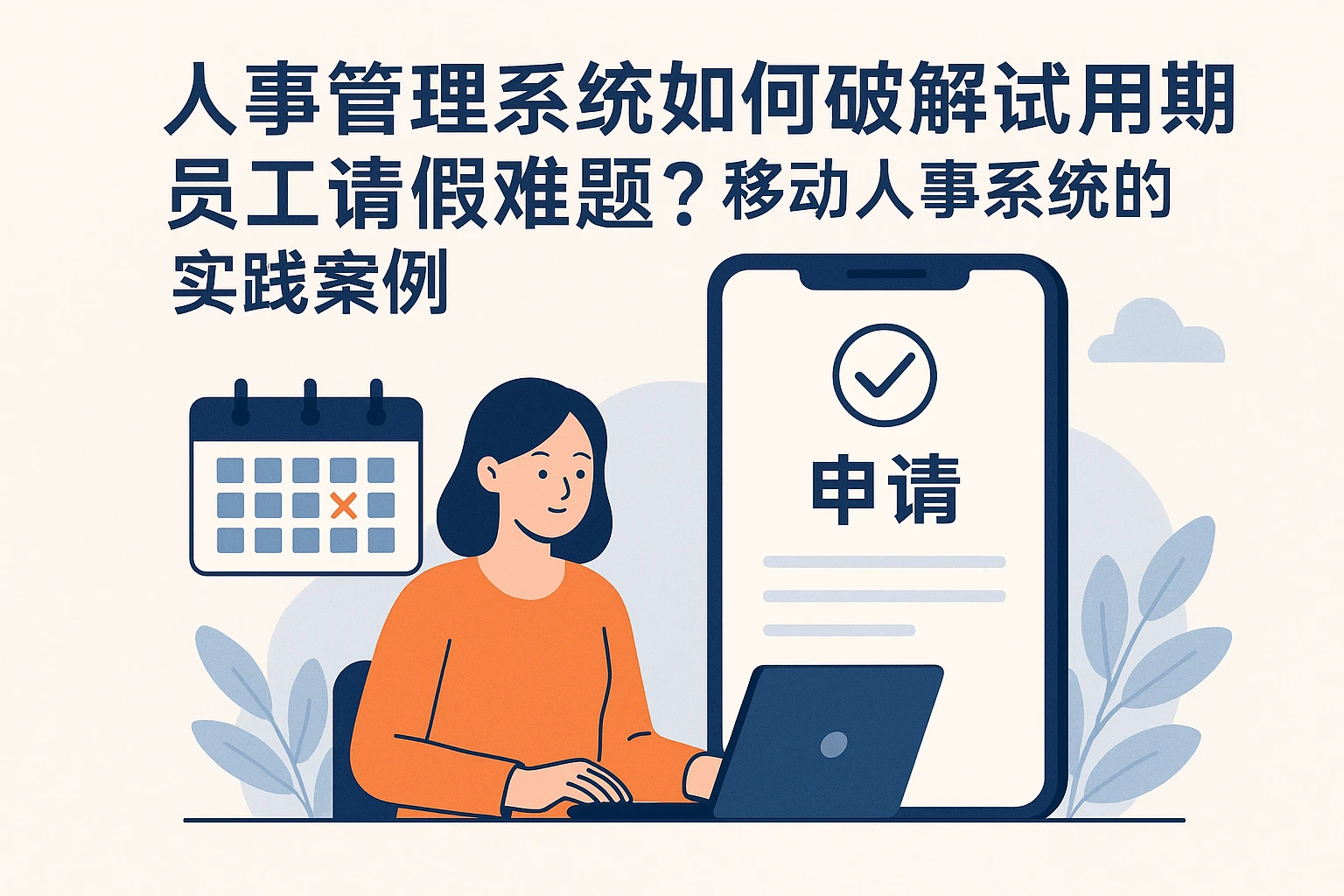 人事管理系统如何破解试用期员工请假难题？移动人事系统的实践案例