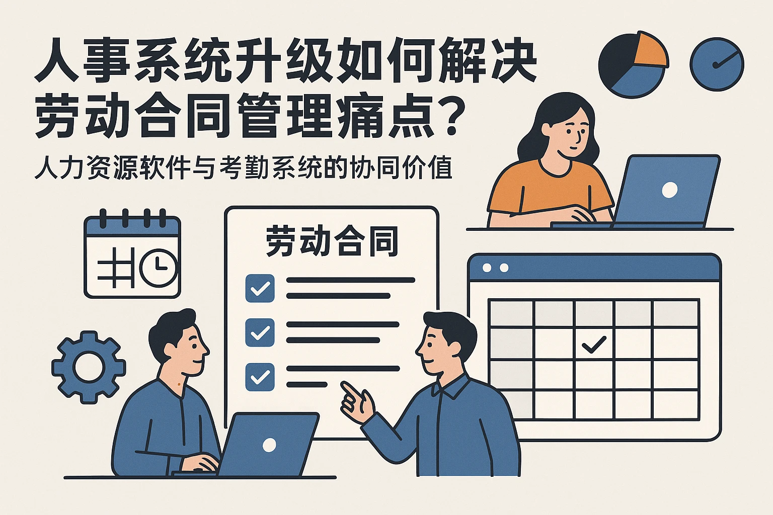 人事系统升级如何解决劳动合同管理痛点？人力资源软件与考勤系统的协同价值