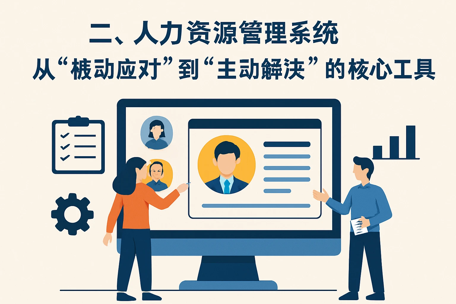 二、人力资源管理系统：从“被动应对”到“主动解决”的核心工具
