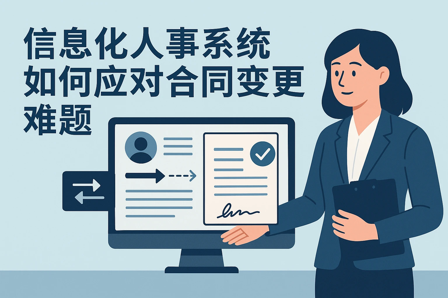 信息化人事系统如何应对合同变更难题