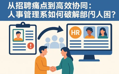 从招聘痛点到高效协同：人事管理系统如何破解部门招人困局？