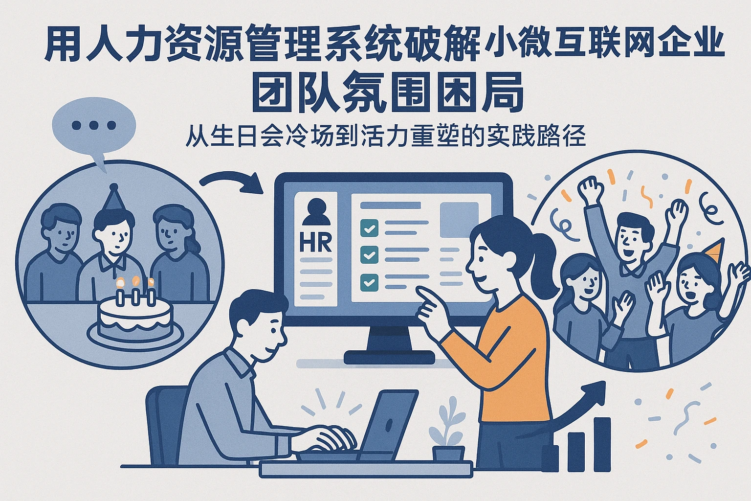 用人力资源管理系统破解小微互联网企业团队氛围困局——从生日会冷场到活力重塑的实践路径