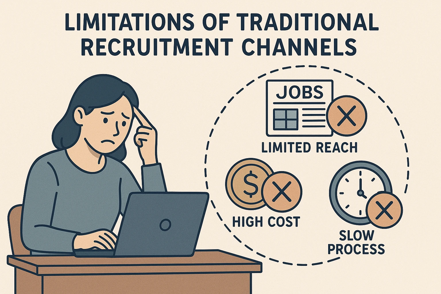 传统招聘渠道的局限性