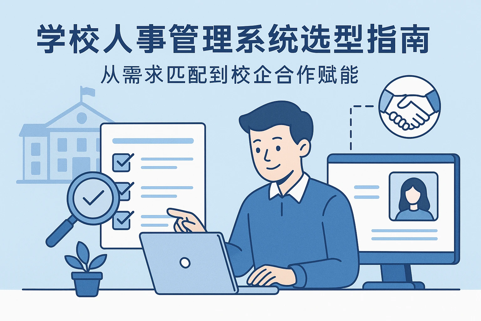 学校人事管理系统选型指南：从需求匹配到校企合作赋能