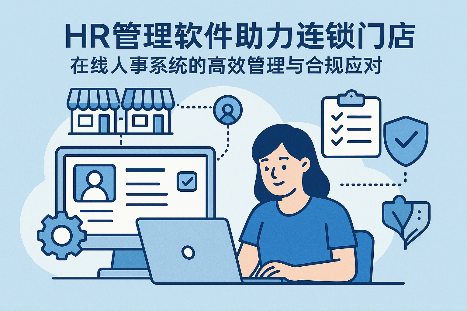 HR管理软件助力连锁门店在线人事系统的高效管理与合规应对