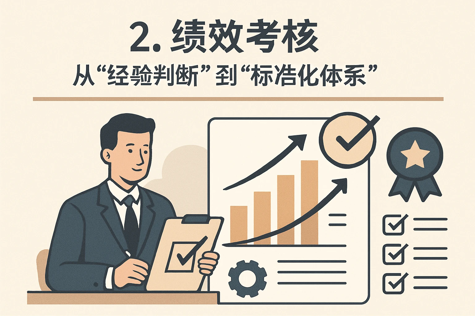 2. 绩效考核：从“经验判断”到“标准化体系”