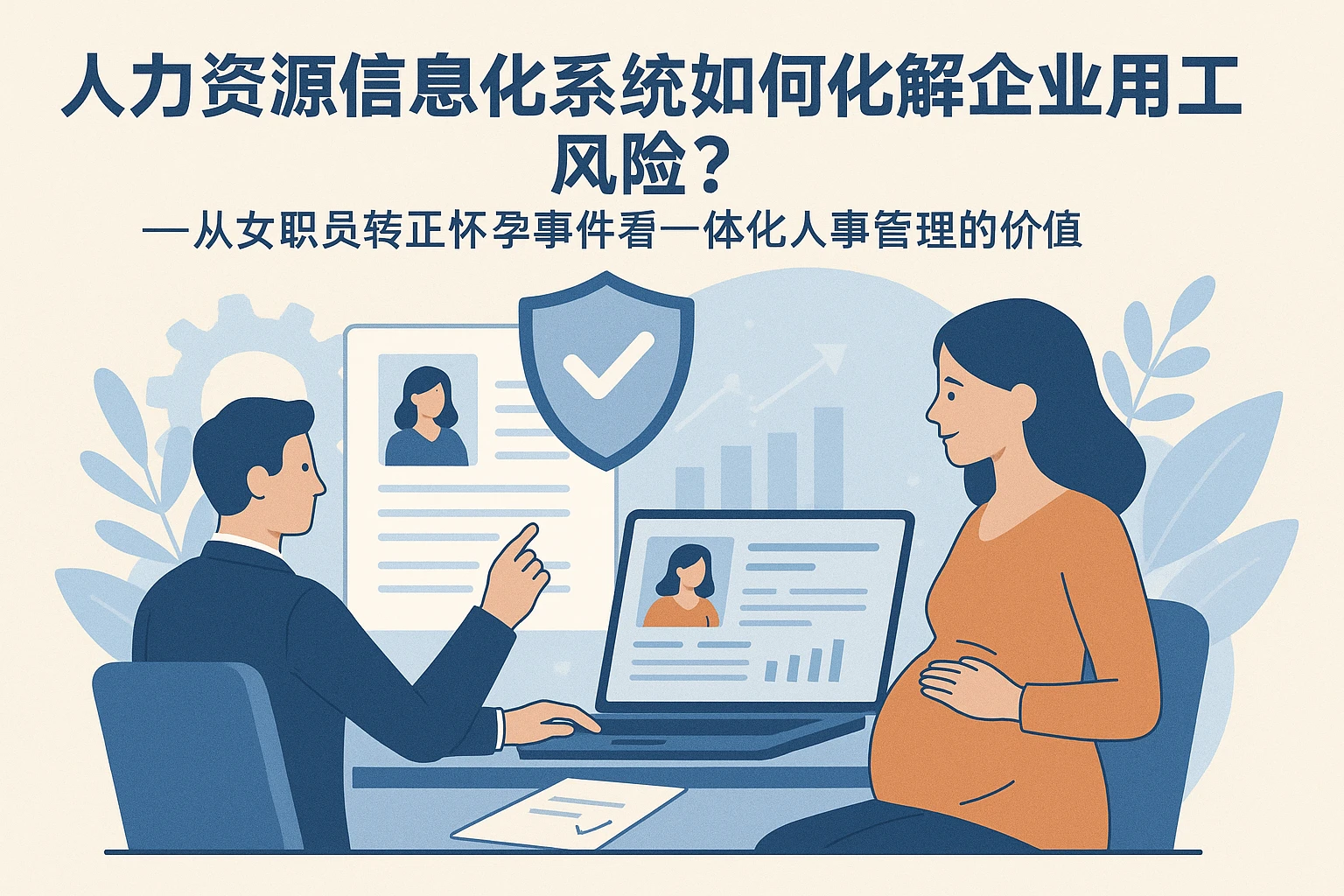 人力资源信息化系统如何化解企业用工风险？——从女职员转正怀孕事件看一体化人事管理的价值