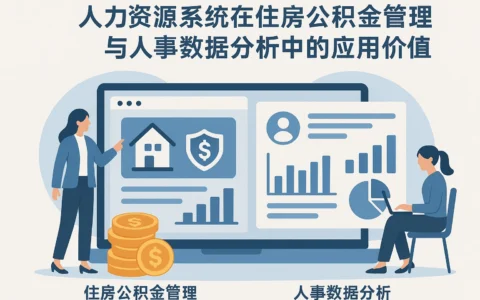 人力资源系统在住房公积金管理与人事数据分析中的应用价值
