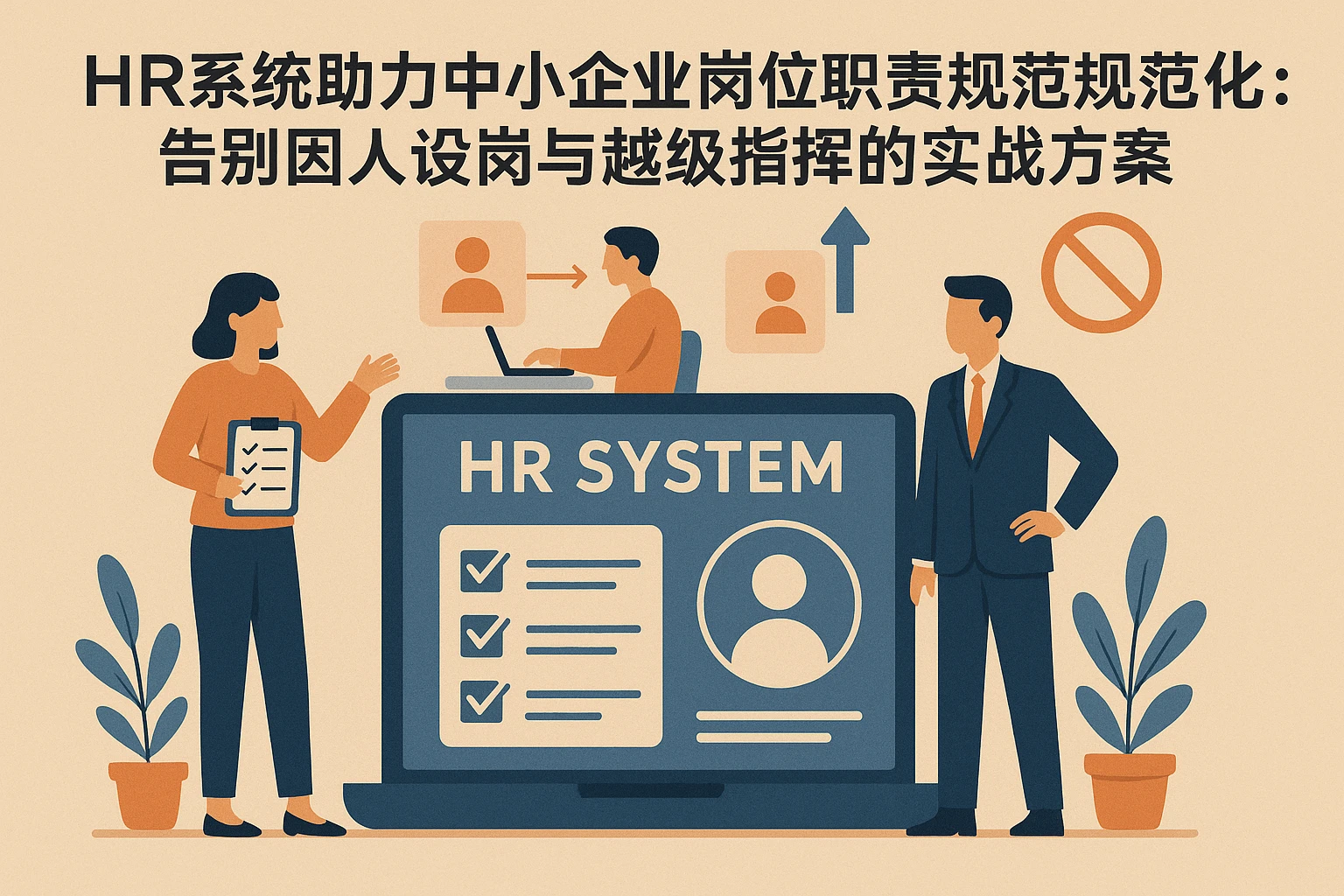 HR系统助力中小企业岗位职责规范化：告别因人设岗与越级指挥的实战方案