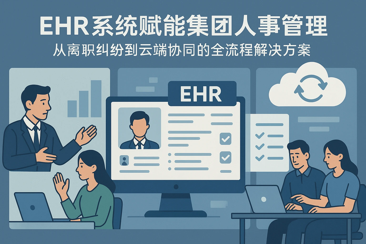 EHR系统赋能集团人事管理：从离职纠纷到云端协同的全流程解决方案