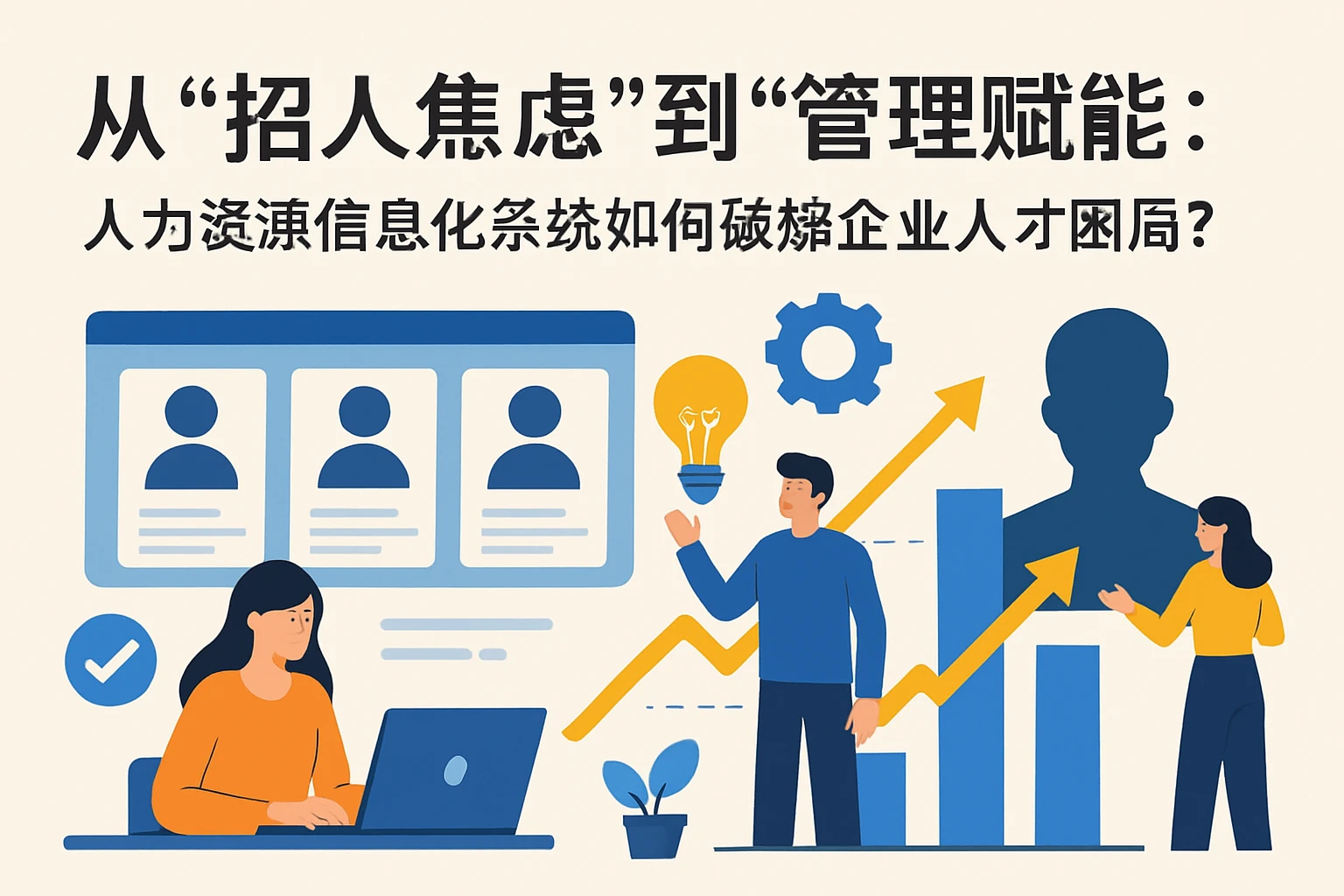 从“招人焦虑”到“管理赋能”：人力资源信息化系统如何破解企业人才困局？