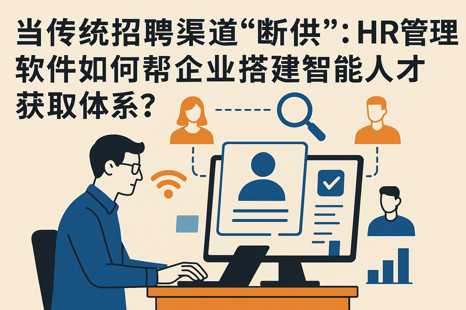 当传统招聘渠道“断供”：HR管理软件如何帮企业搭建智能人才获取体系？